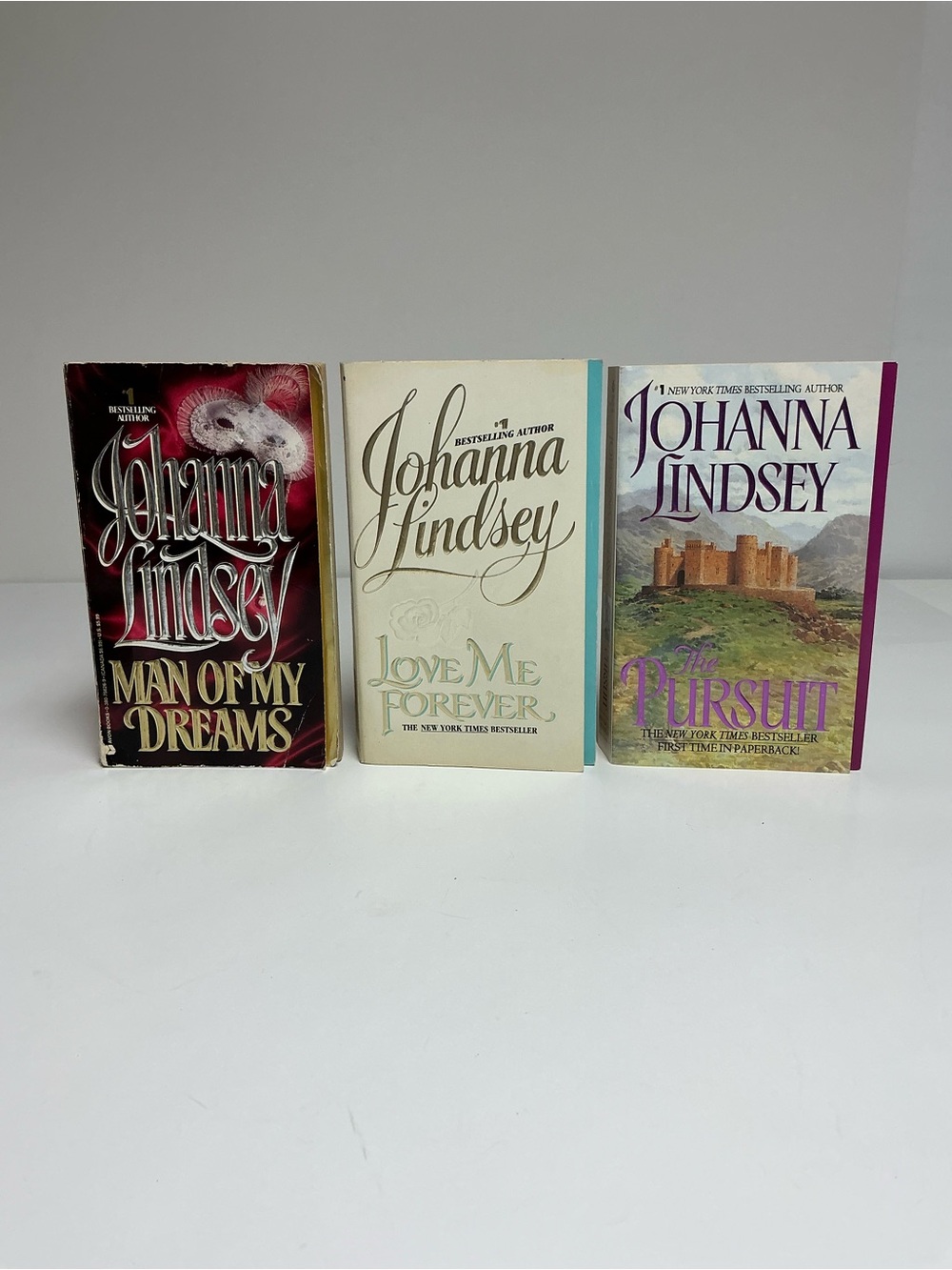 Johanna Lindsey Romance Books Set of 3 PB Books- Complete Sherring Cross Series